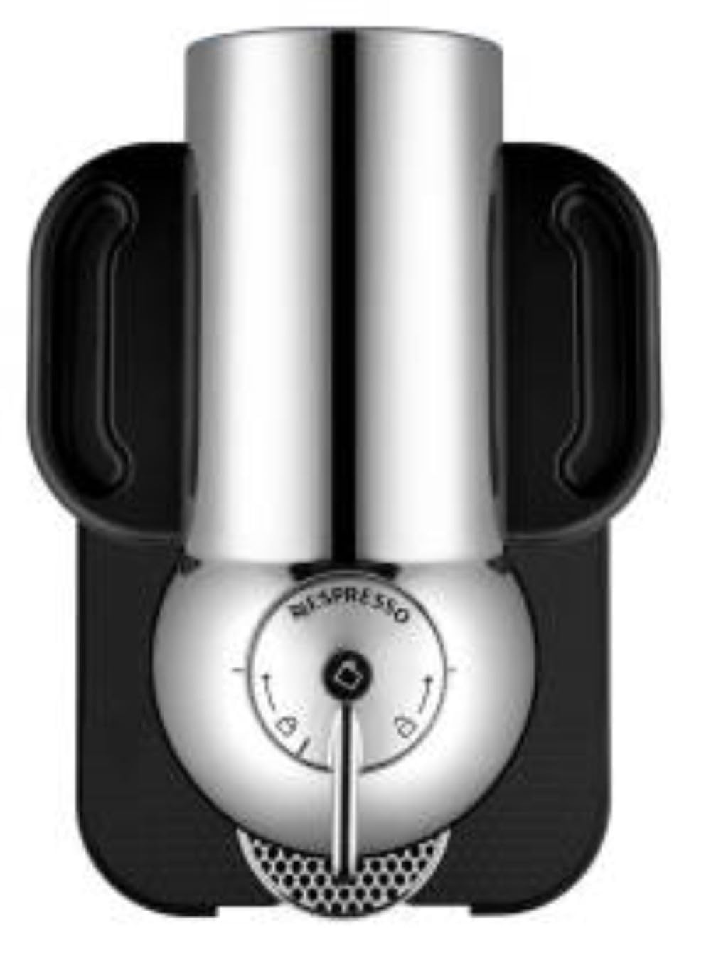 Chrome Coffee and Espresso Maker with Milk Frother D177