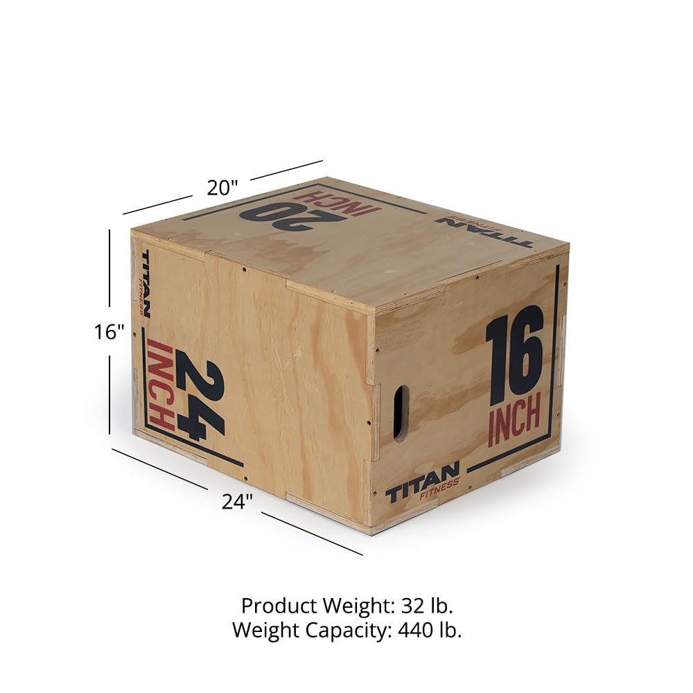 3-in-1 Wood Plyo Jump Box P51544