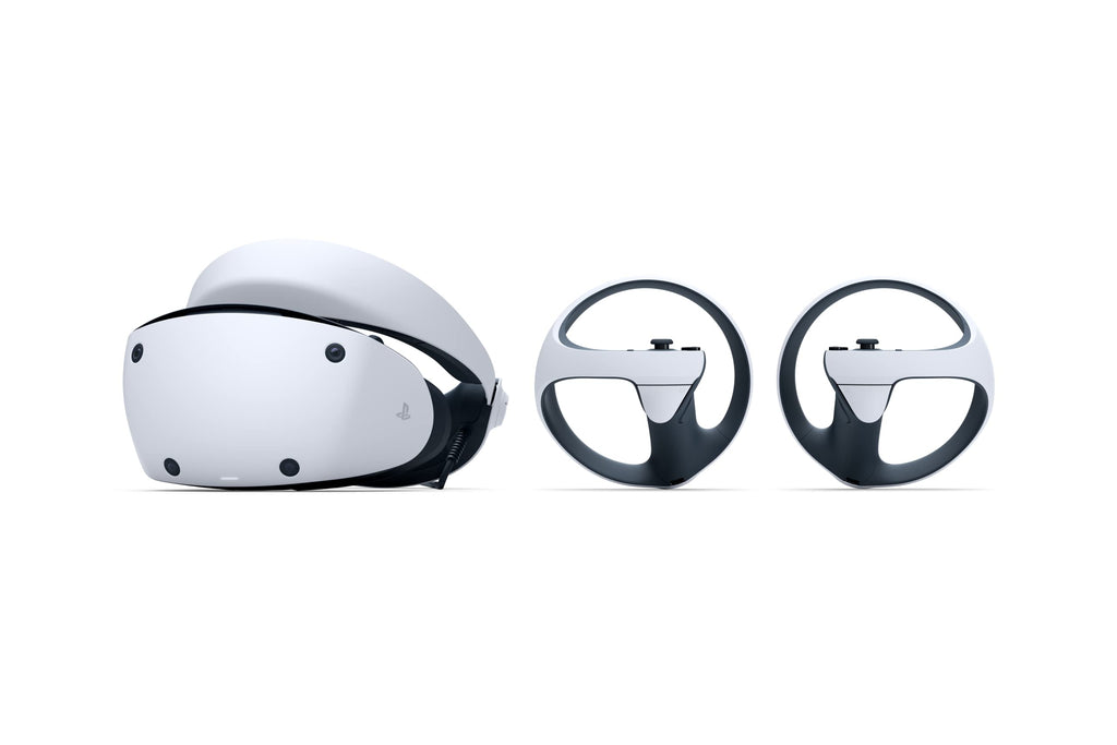 White VR2 Headset and Controllers O1925