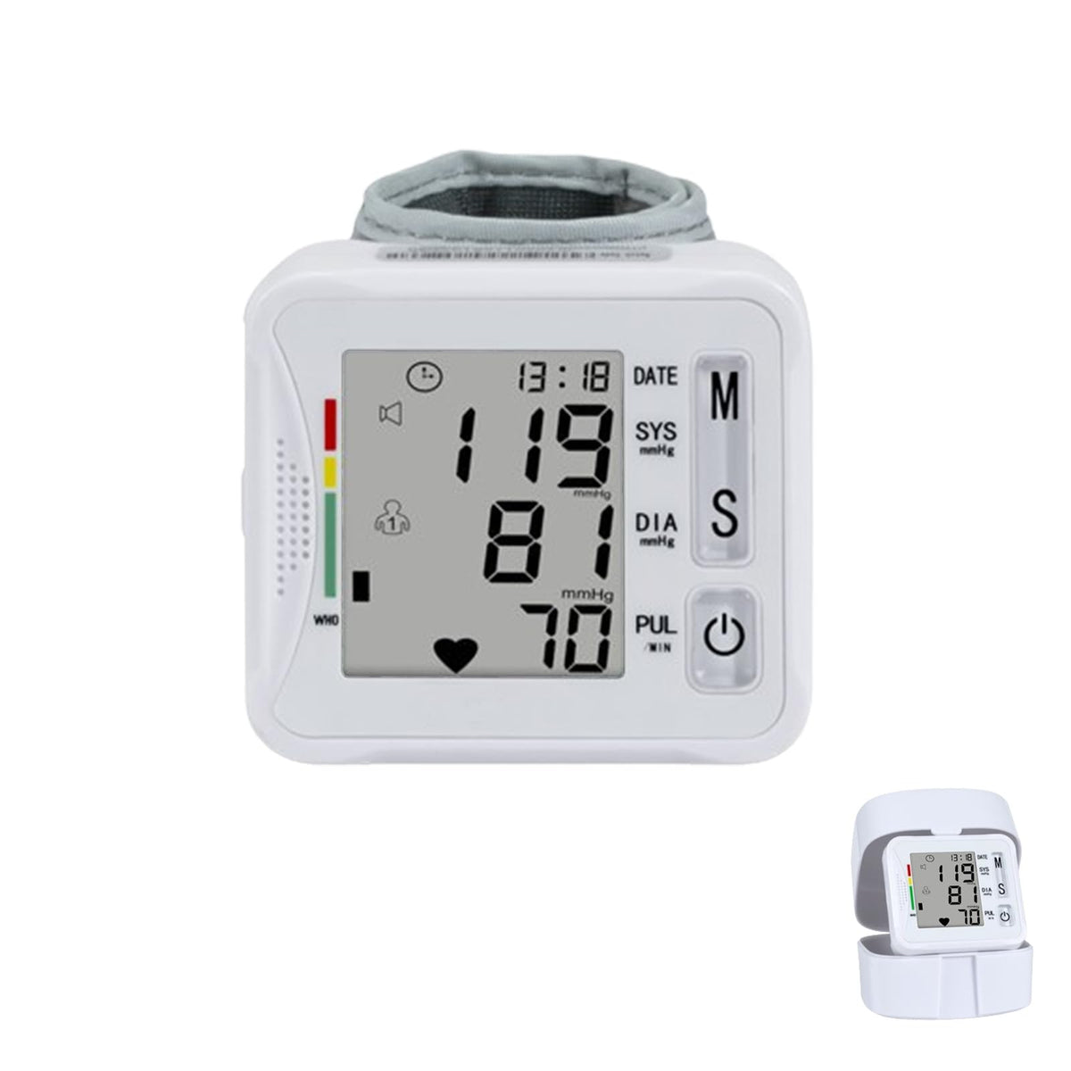 Wrist Blood Pressure Monitor with Carrying Case U19260