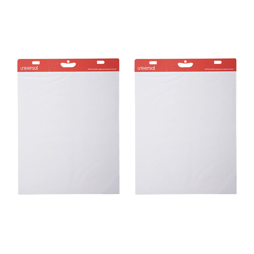 Self Stick Easel Pads, Unruled, 25 x 30, White, 30-Sheet, Case of 2 K712507