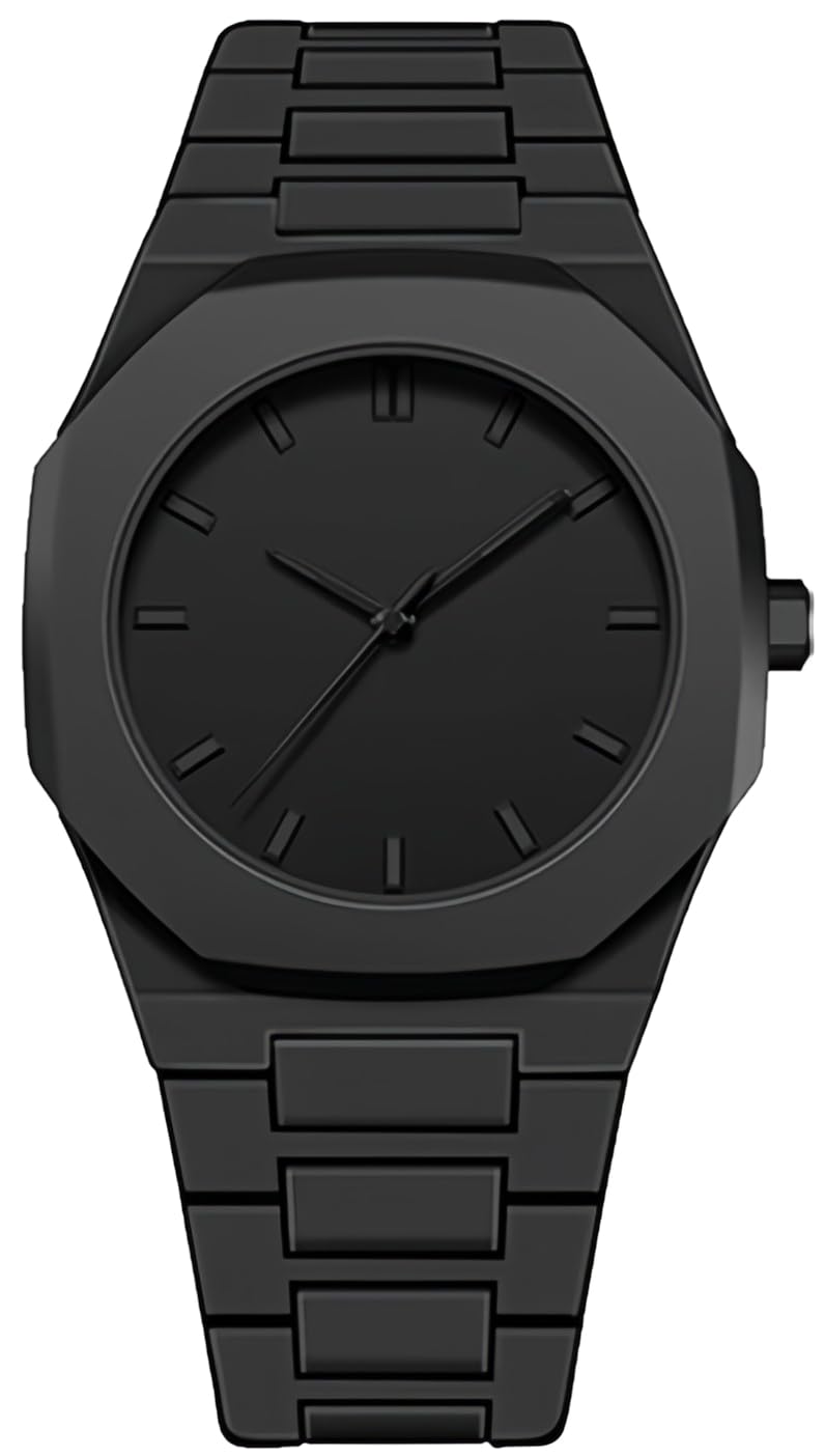 Black Arabic Numeral Quartz Watch Q817825