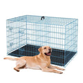 36-Inch Folding Metal Dog Crate with Divider and Removable Tray B718154
