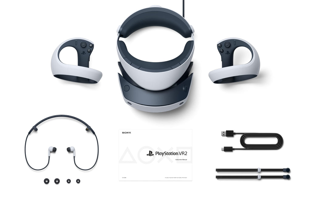 White VR2 Headset and Controllers O1925
