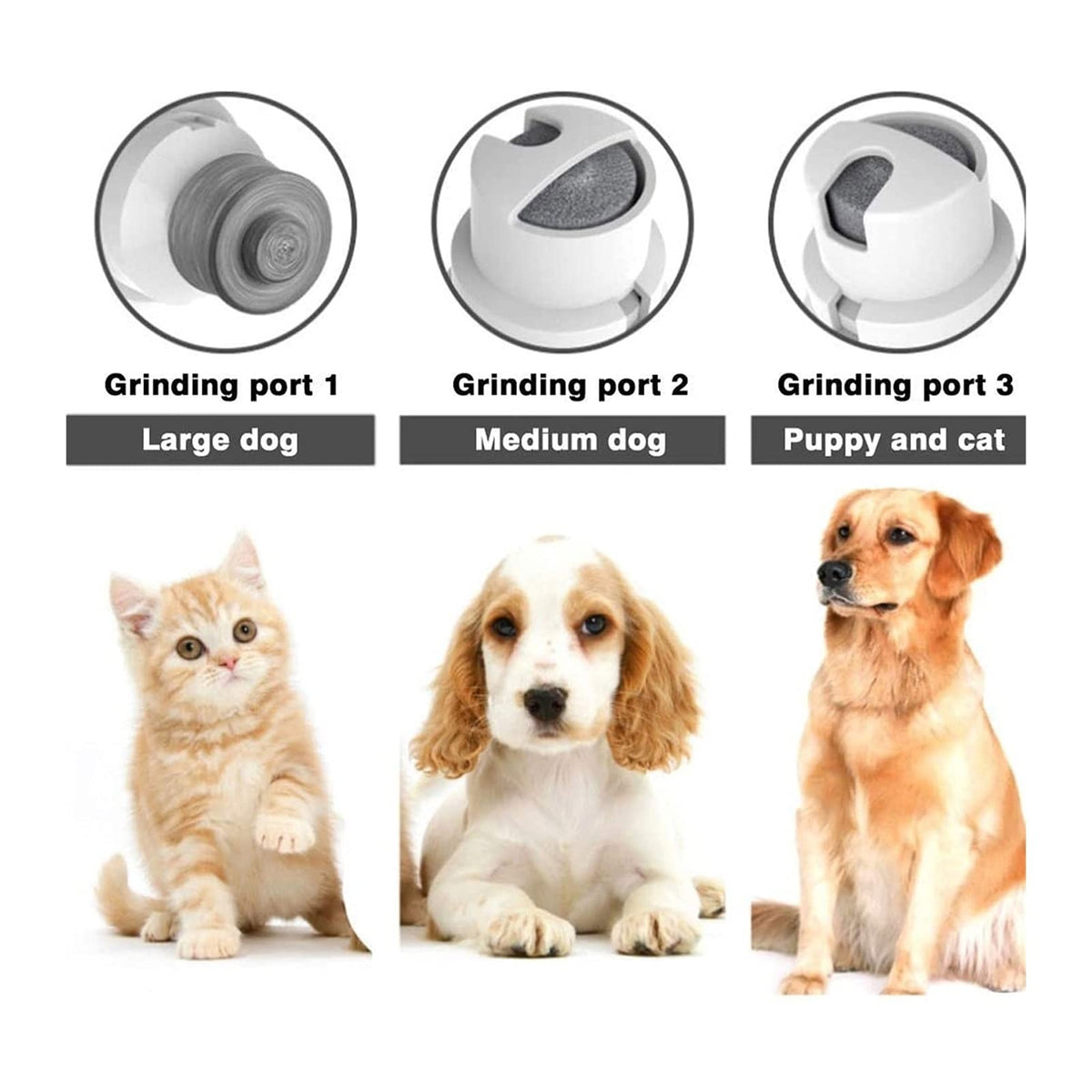 2-Speed Electric Rechargeable Pet Nail Grinder O3315