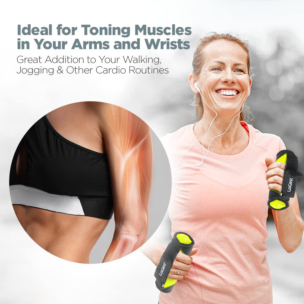 Soft Hand Weights with Straps T873