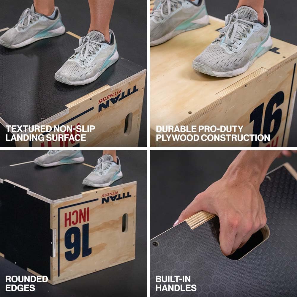 3-in-1 Wood Plyo Jump Box P51544