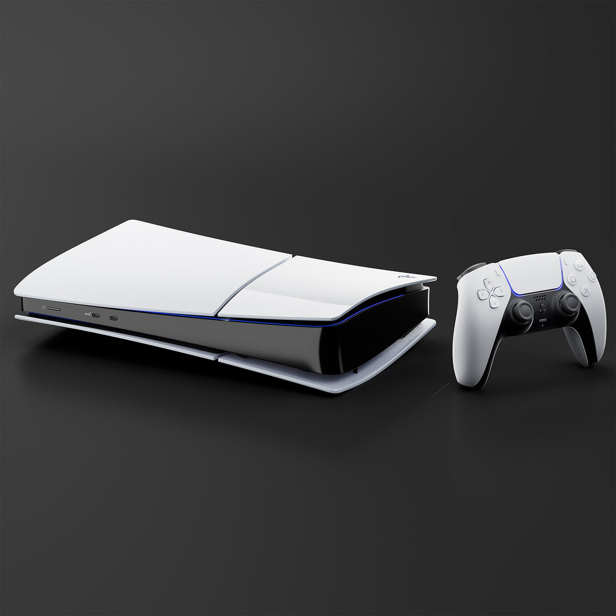 White Slim 825GB Gaming Console I207