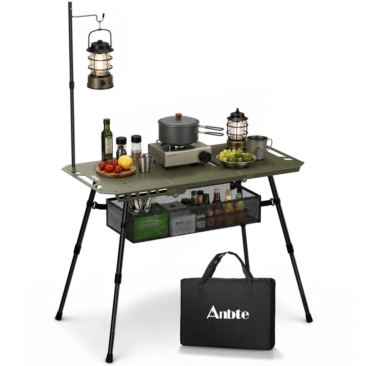 Adjustable Aluminum Folding Camping Table L5976