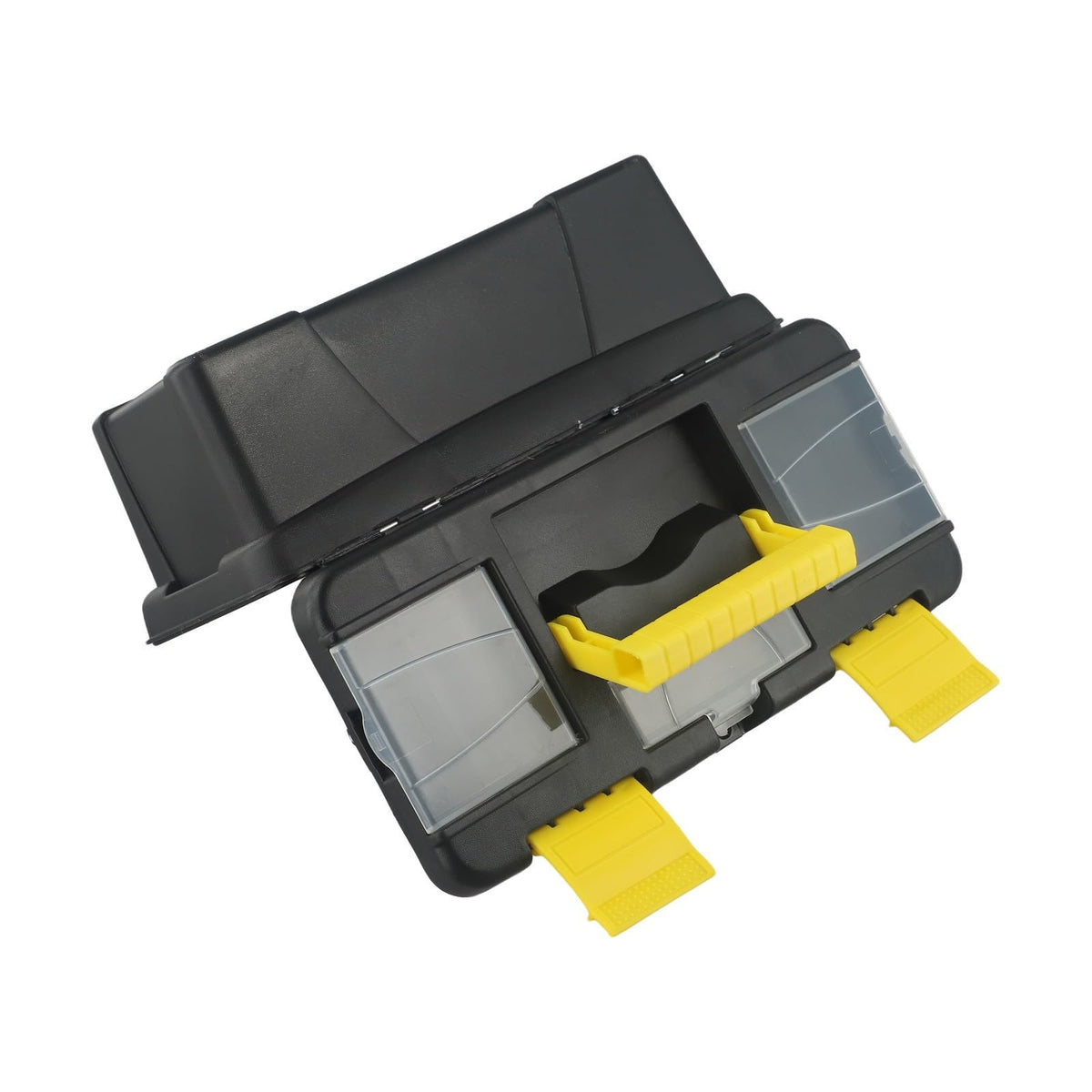10-Inch Plastic Toolbox with Metal Hinges and 4 Latches W1080