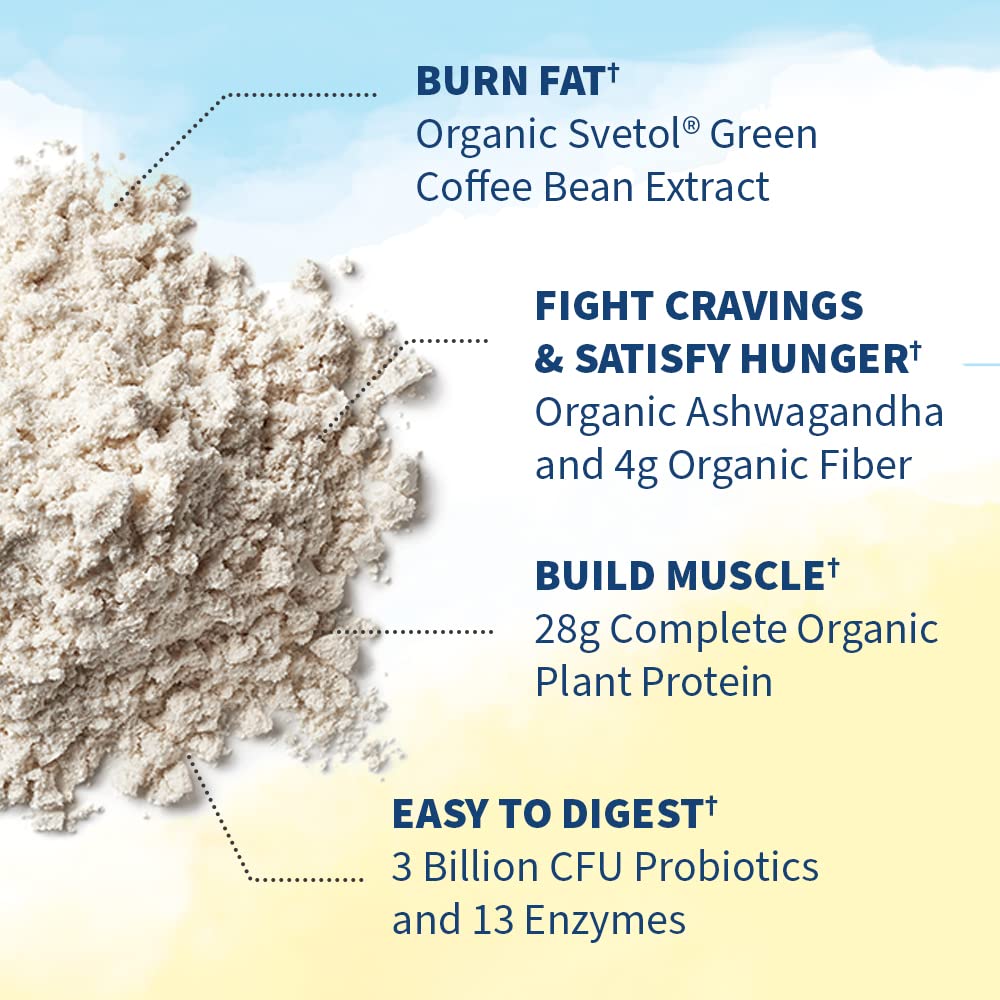 Organic Vegan Protein Powder Vanilla 10 Servings Q536640