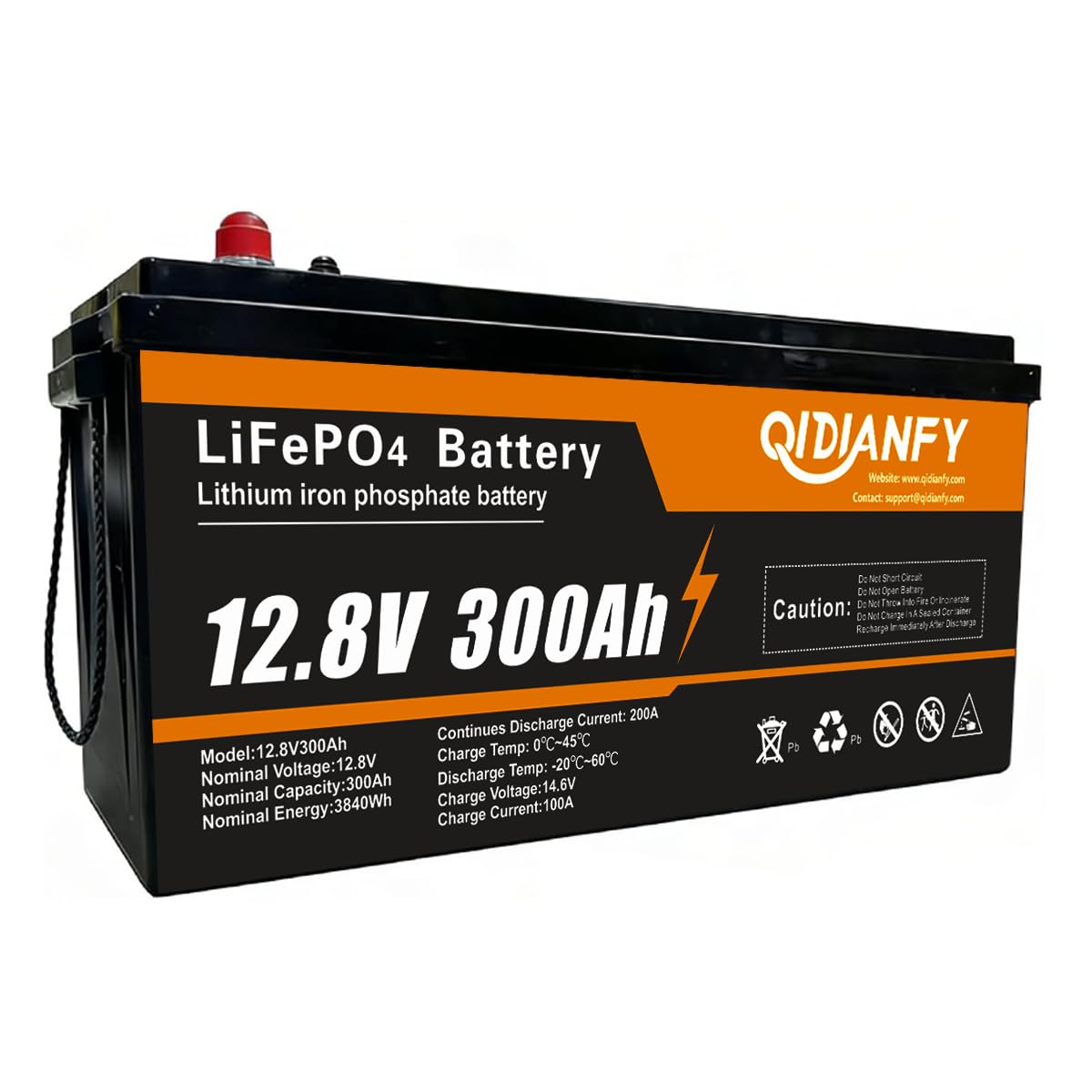 12V 300Ah Lithium LiFePO4 Battery P593996
