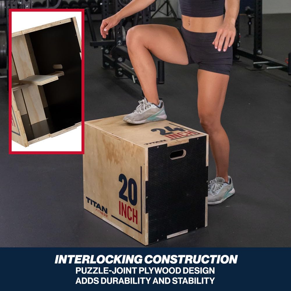 3-in-1 Wood Plyo Jump Box P51544