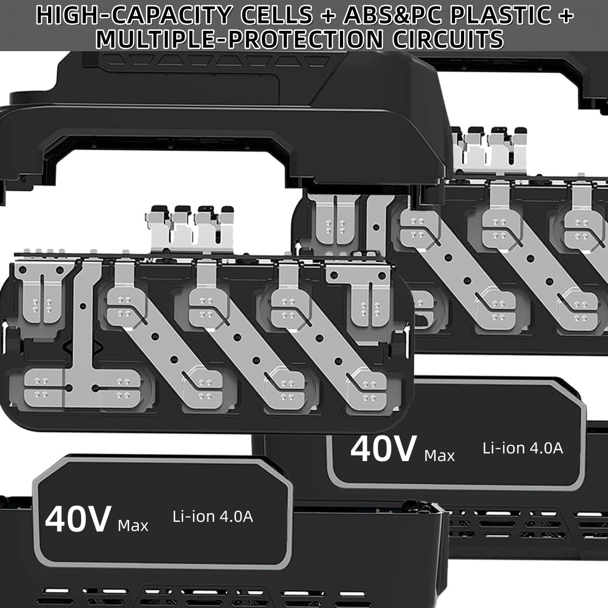 40V 4.0Ah Battery 2 Pack T640