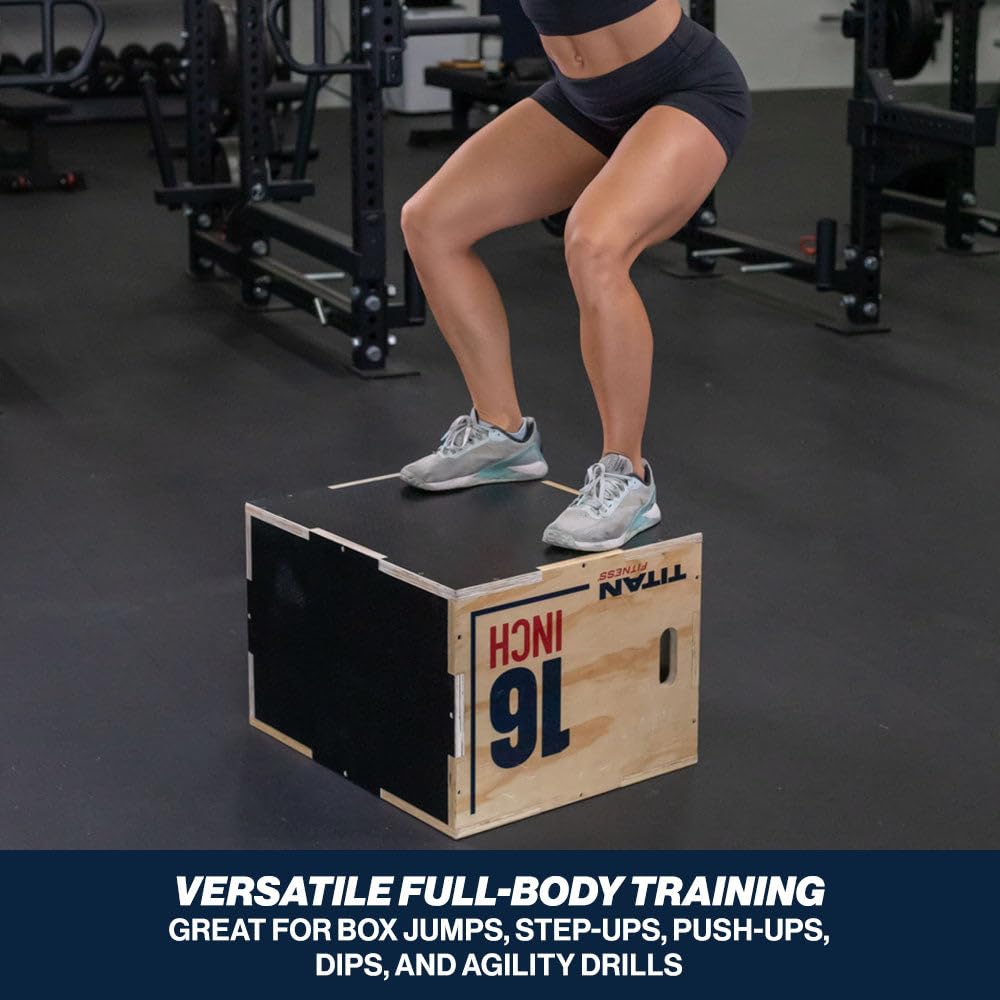 3-in-1 Wood Plyo Jump Box P51544