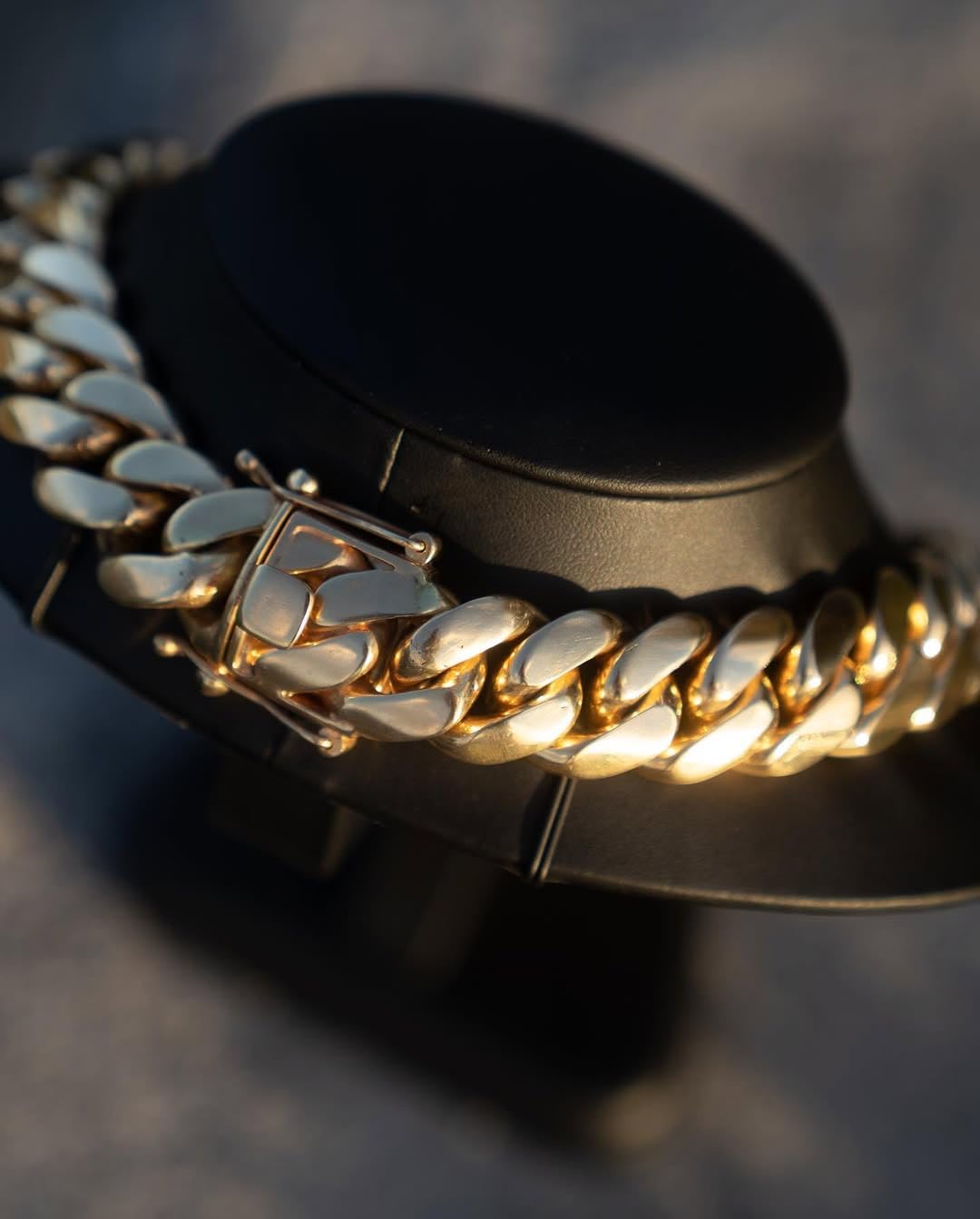 Stainless Steel Cuban Link Chain Necklace J5055