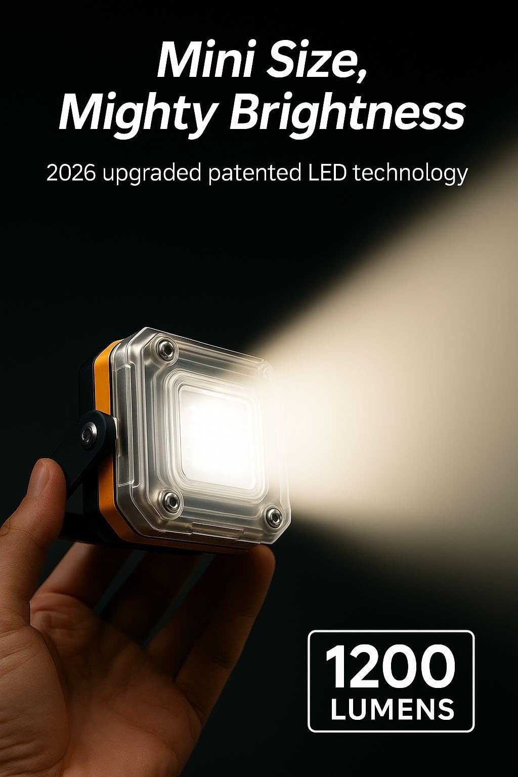 2 Pack Rechargeable LED Work Light O58739