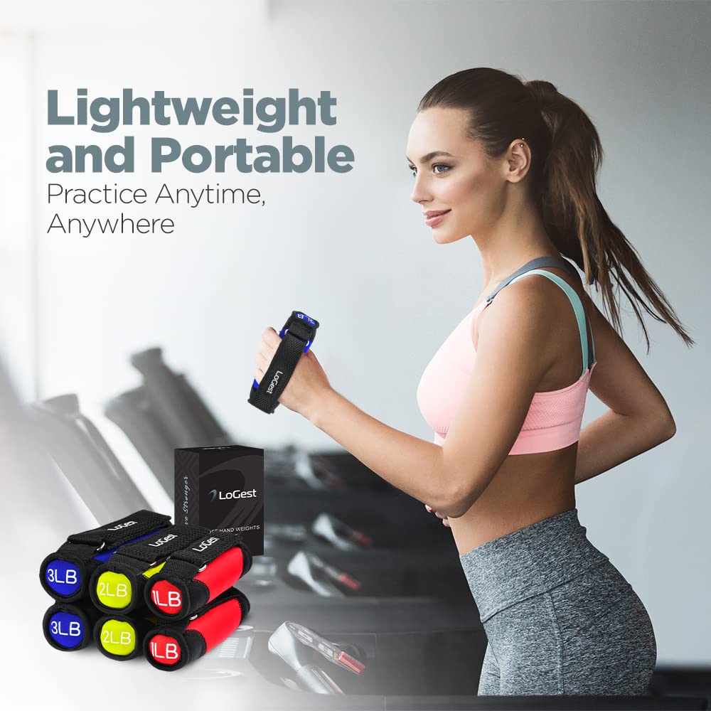 Soft Hand Weights with Straps T873