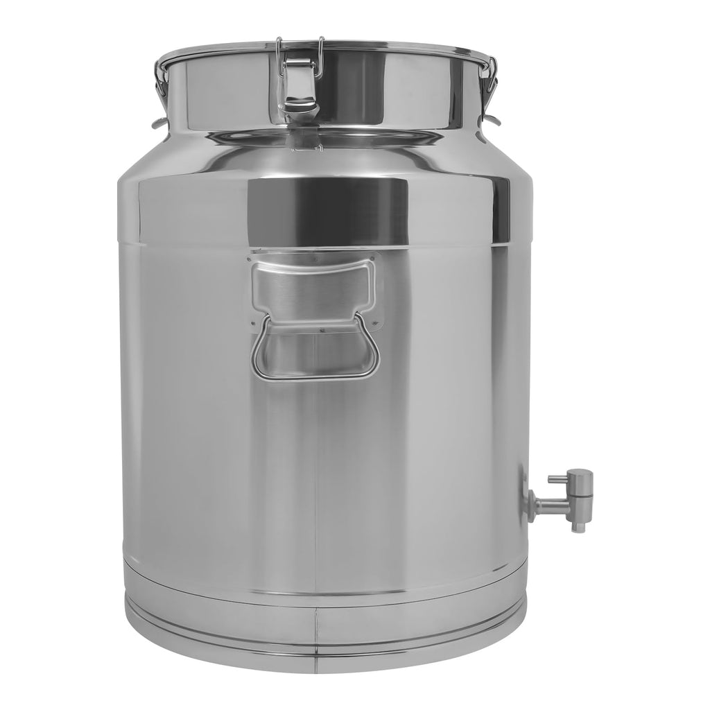64L Stainless Steel Milk Can with Spigot Q999