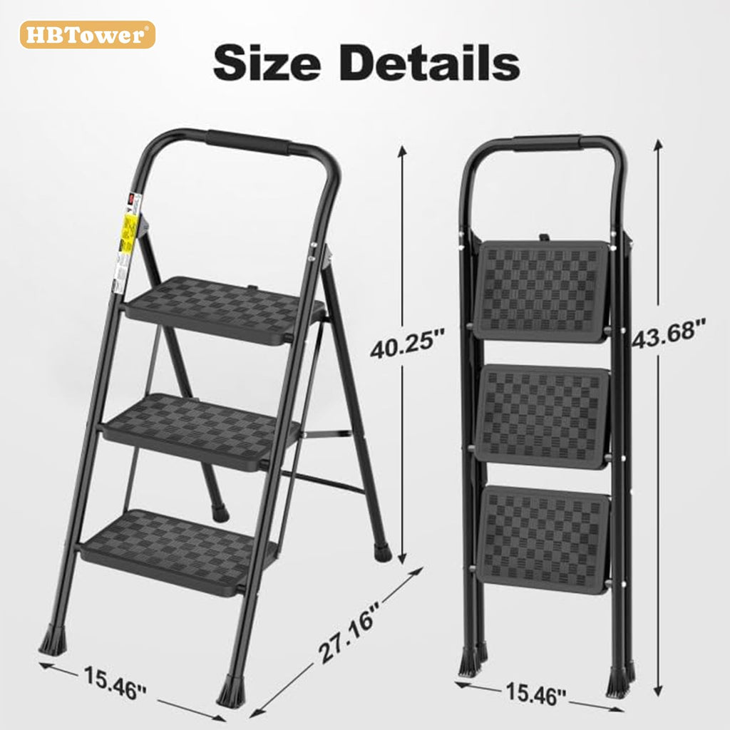 3 Step Foldable Step Stool M492