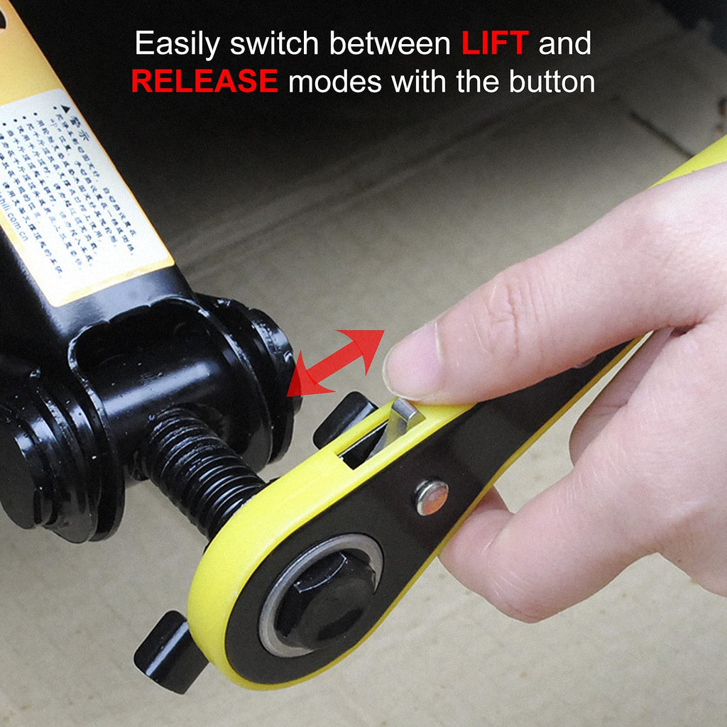 2 Ton Scissor Jack with Ratchet Handle B493