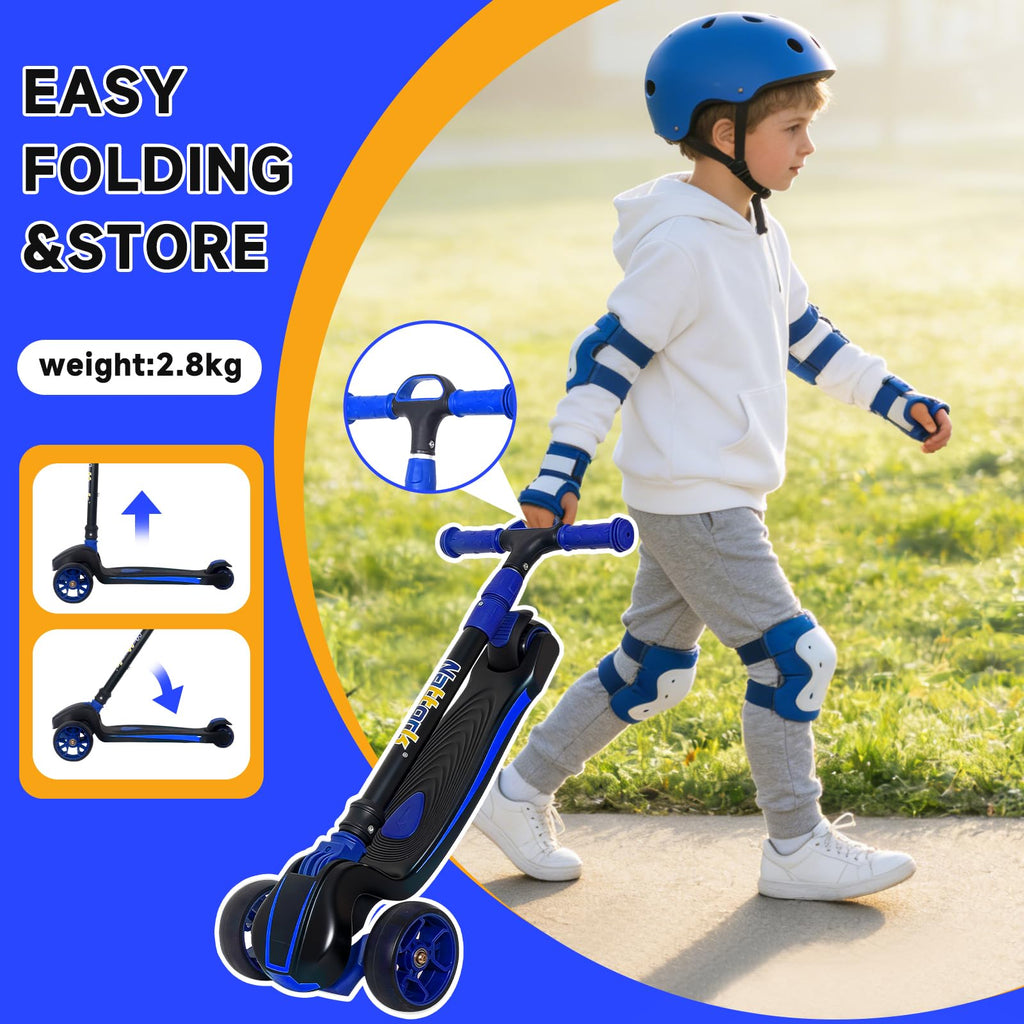 Kids 3-Wheel Foldable Kick Scooter K484