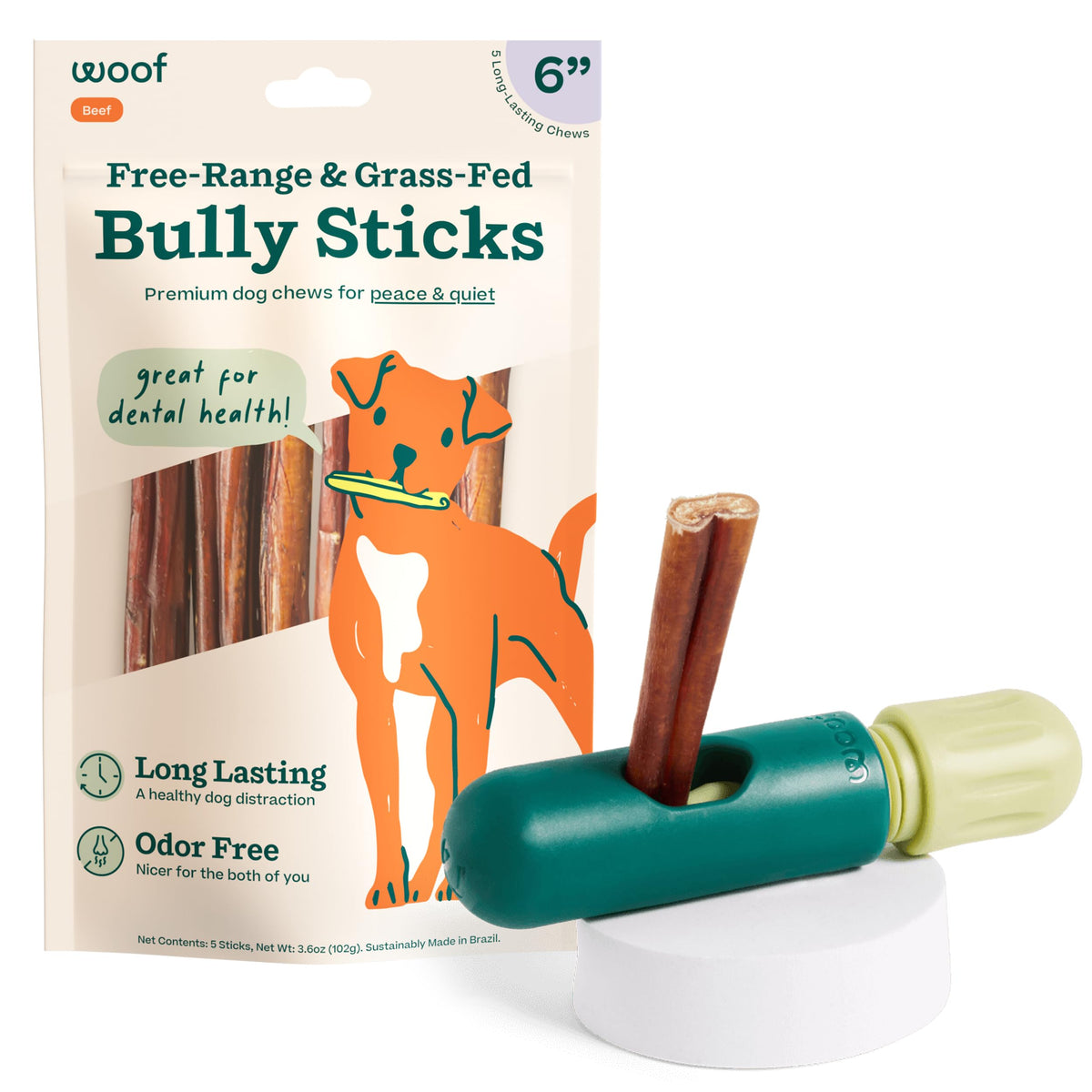 Bully Sticks 6" 5 Pack Z662
