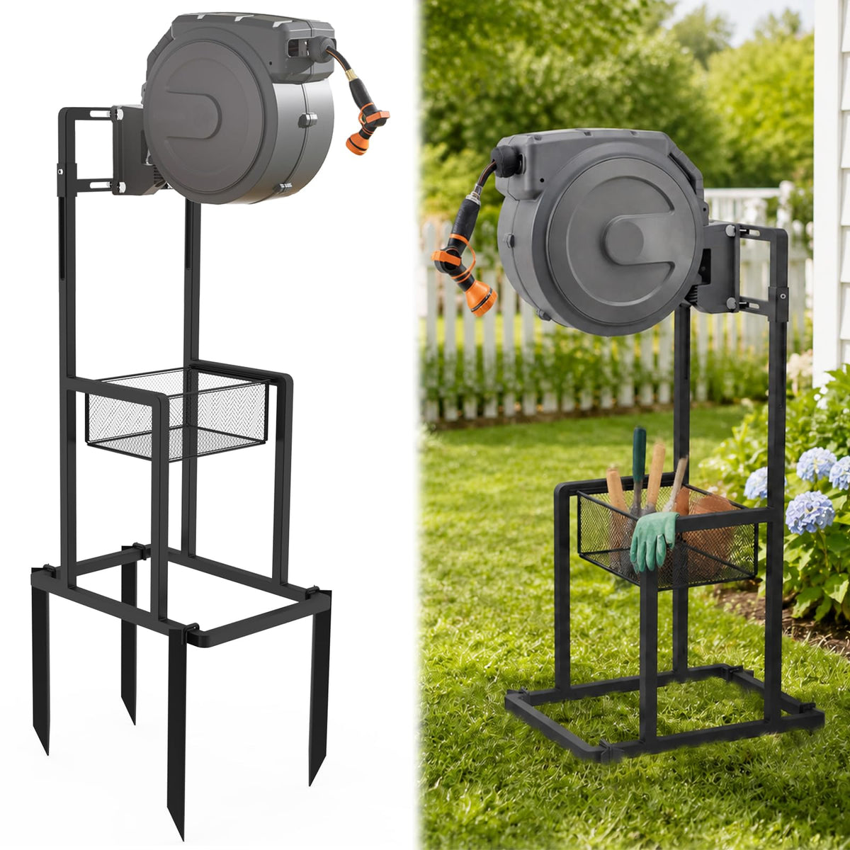 Retractable Hose Reel Stand/Mounting Post O651