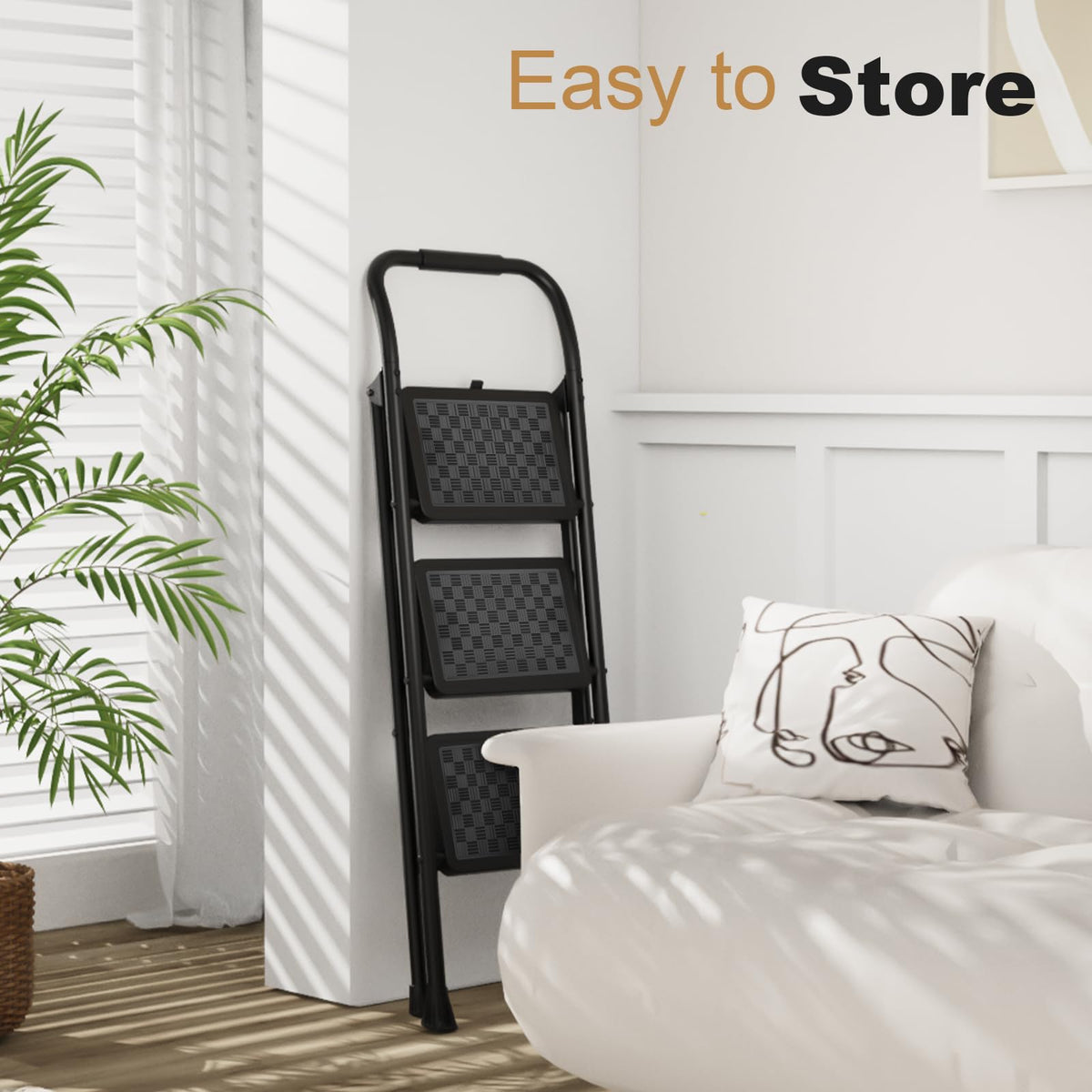 3 Step Foldable Step Stool M492