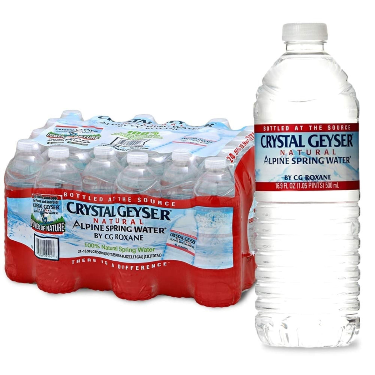 Natural Alpine Spring Water 16.9 Fl Oz 24 Count E317