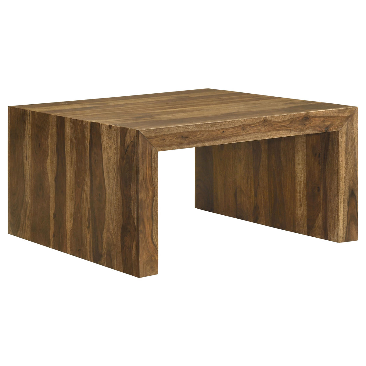 Solid Wood Square Coffee Table 34x34x18 Inches D781324