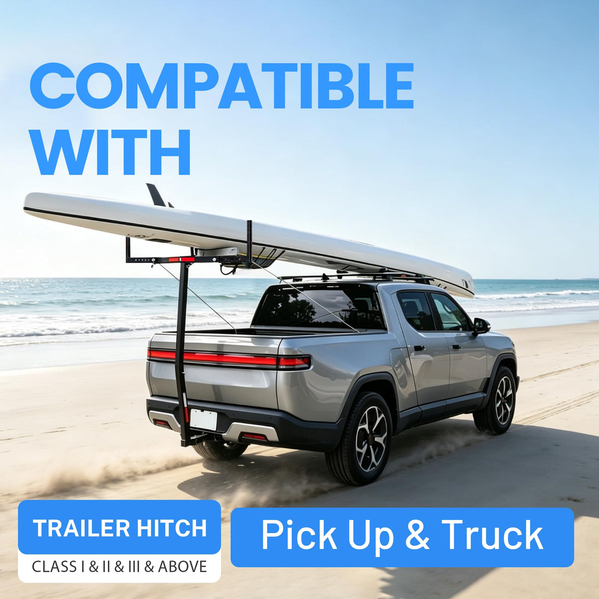 Truck Bed Extender Hitch Mount Extension Rack N126228