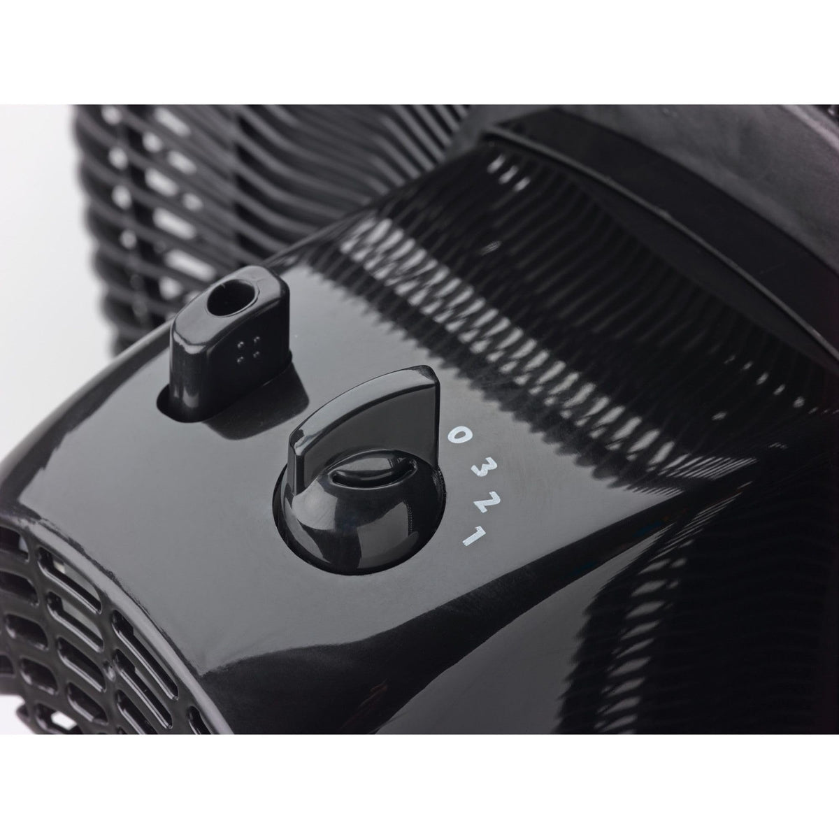 16" Oscillating Pedestal Fan with Adjustable Height and Tilt-Back Head, Black S199790