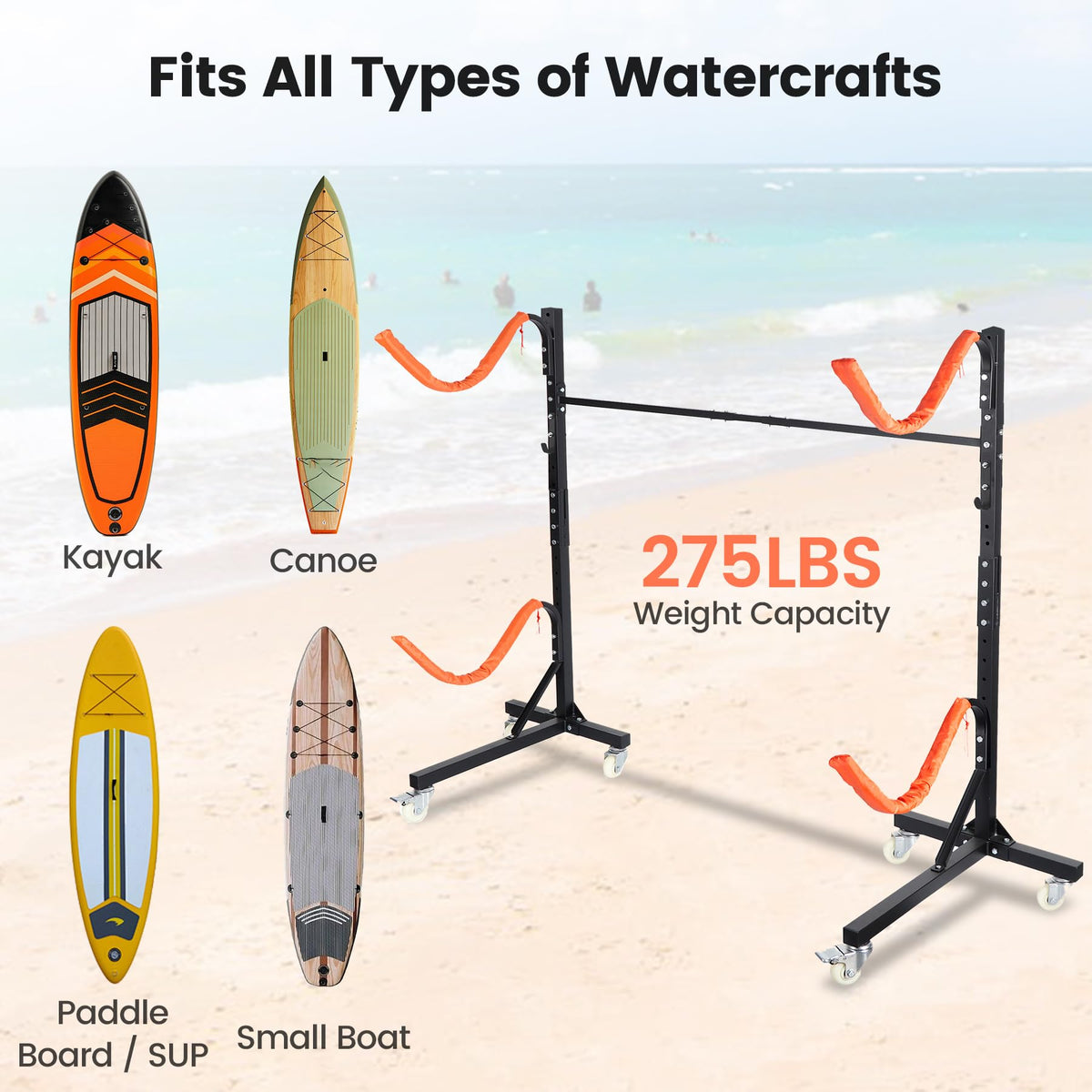 Freestanding Kayak Storage Rack W98901