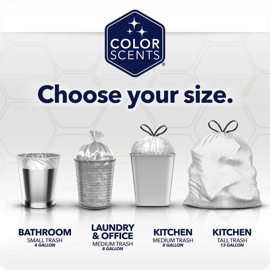 4 Gallon Drawstring Trash Bags 720 Bags T812045