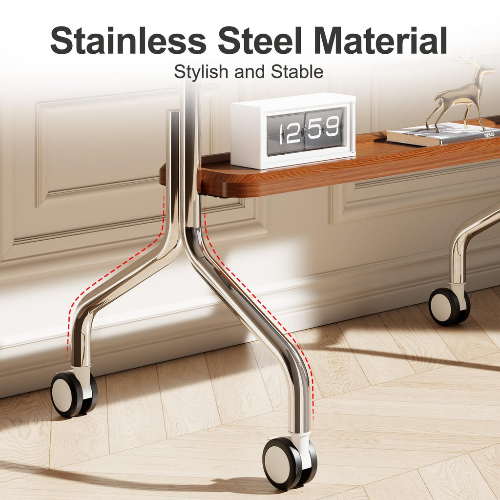 Rolling TV Stand for 32-75" TVs with Shelf L97778