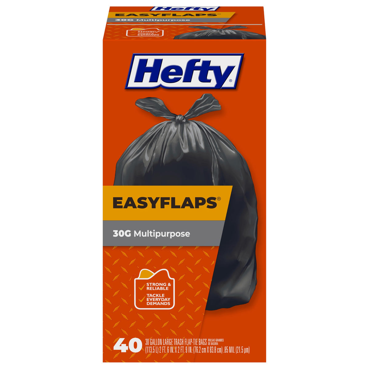 Black 30 Gallon Trash Bags J28057