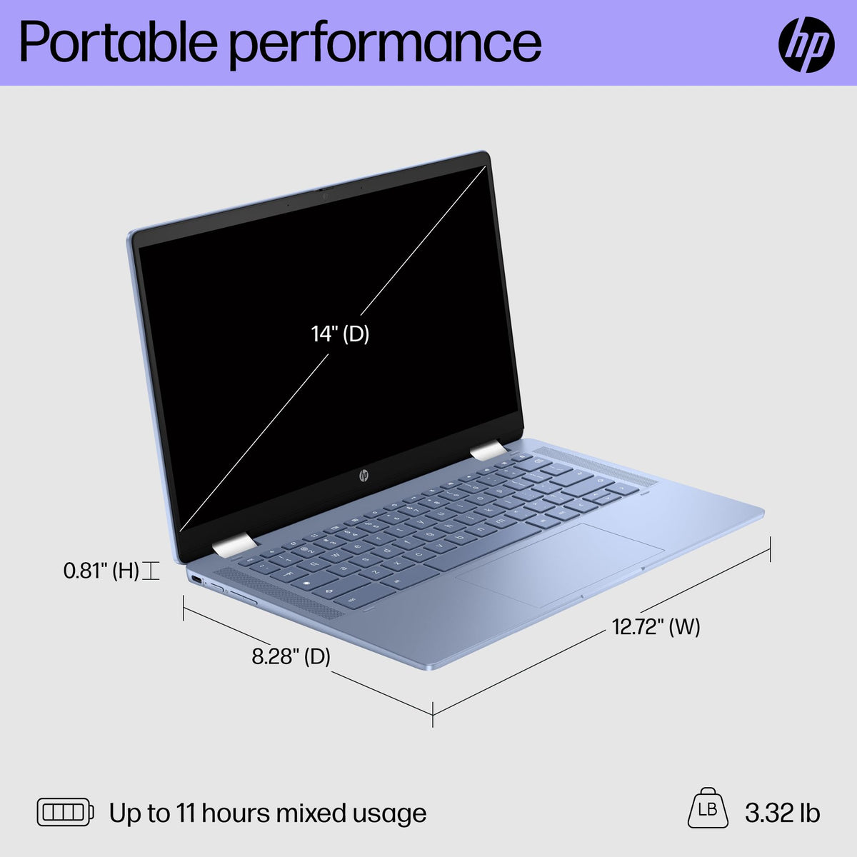 14 Inch Touchscreen 2in1 Laptop W108