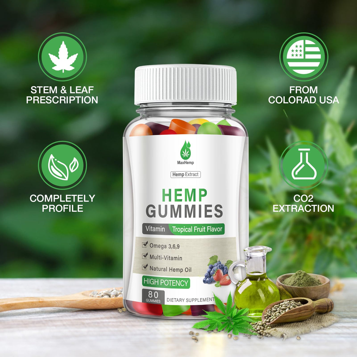 Hemp Gummies 80Counts H136116