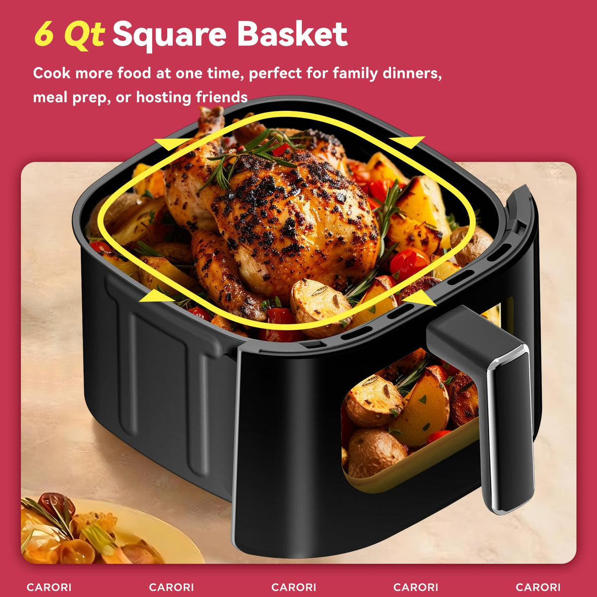 14-in-1 6Qt Air Fryer with Viewing Window R918866