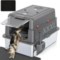 XXXL Stainless Steel Covered Litter Box L3077