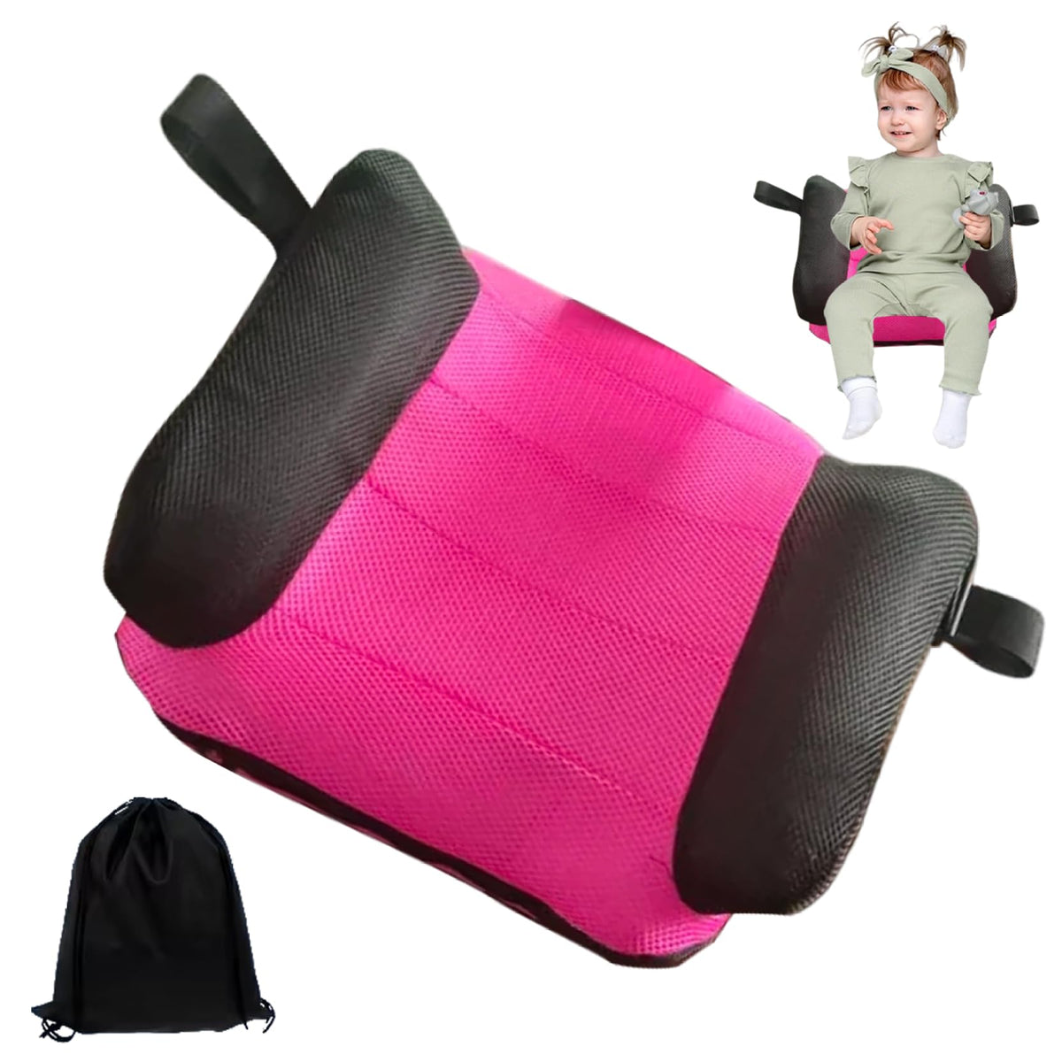 Portable Inflatable Booster Car Seat with Buckle M737815