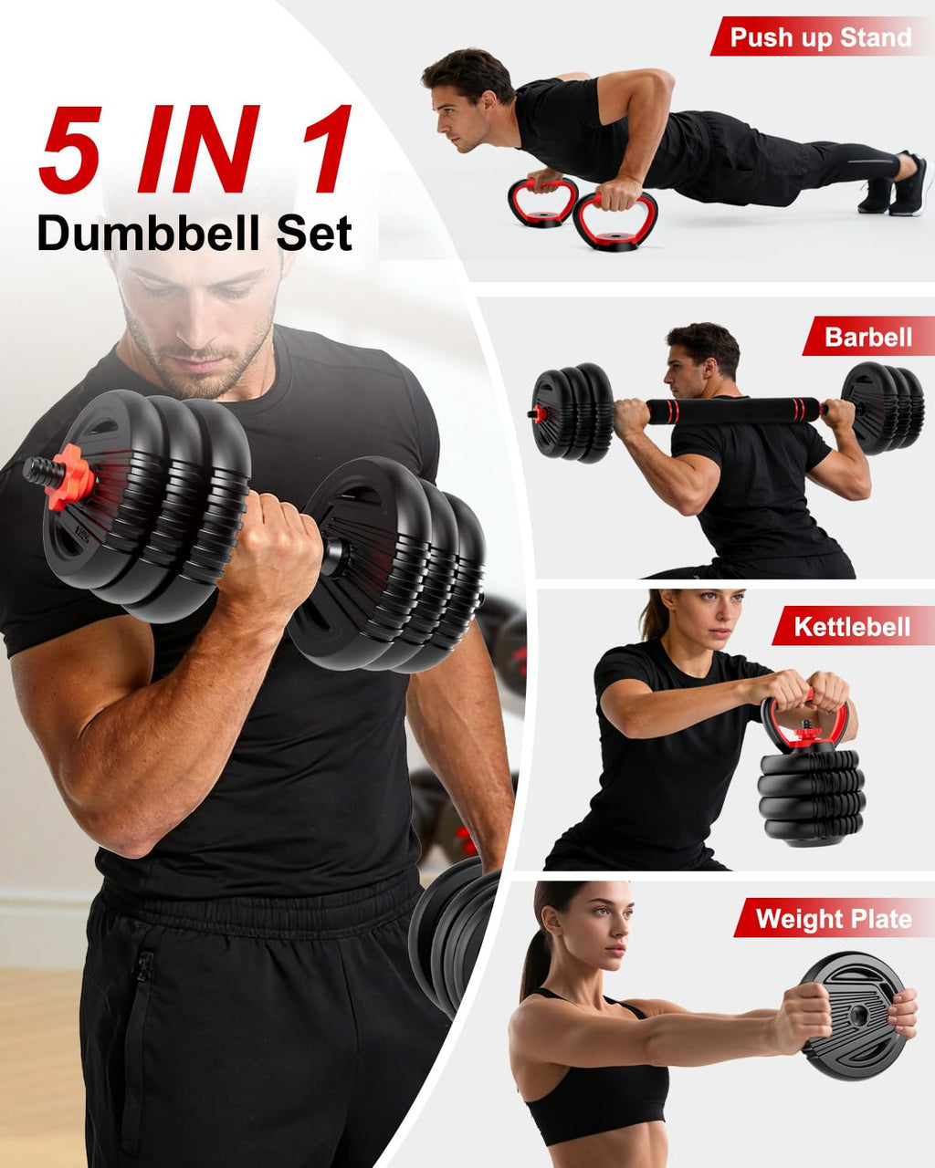 Adjustable Dumbbell Free Weight Set X1905