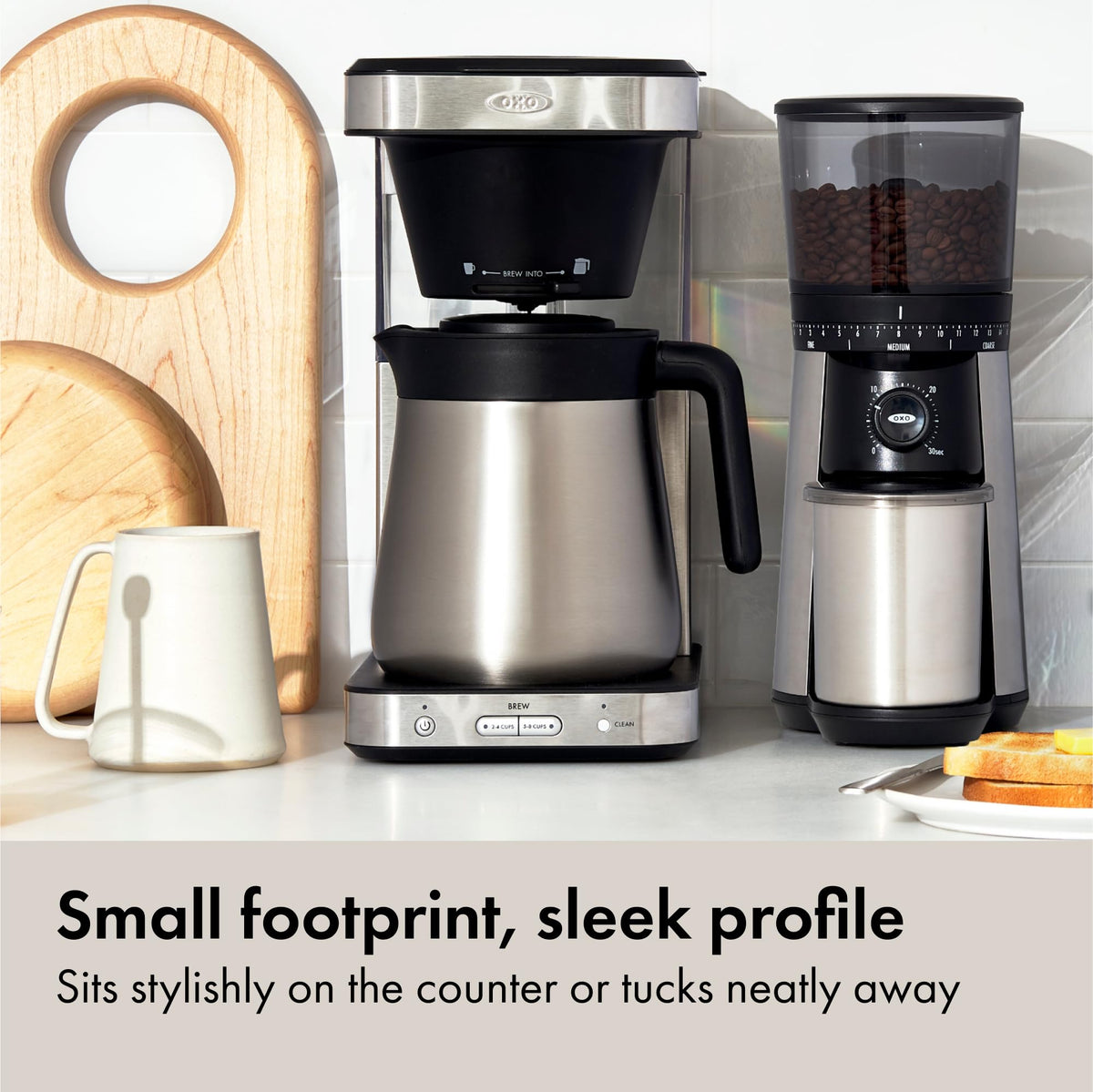 8-Cup Stainless Steel Thermal Carafe Coffee Maker C1568