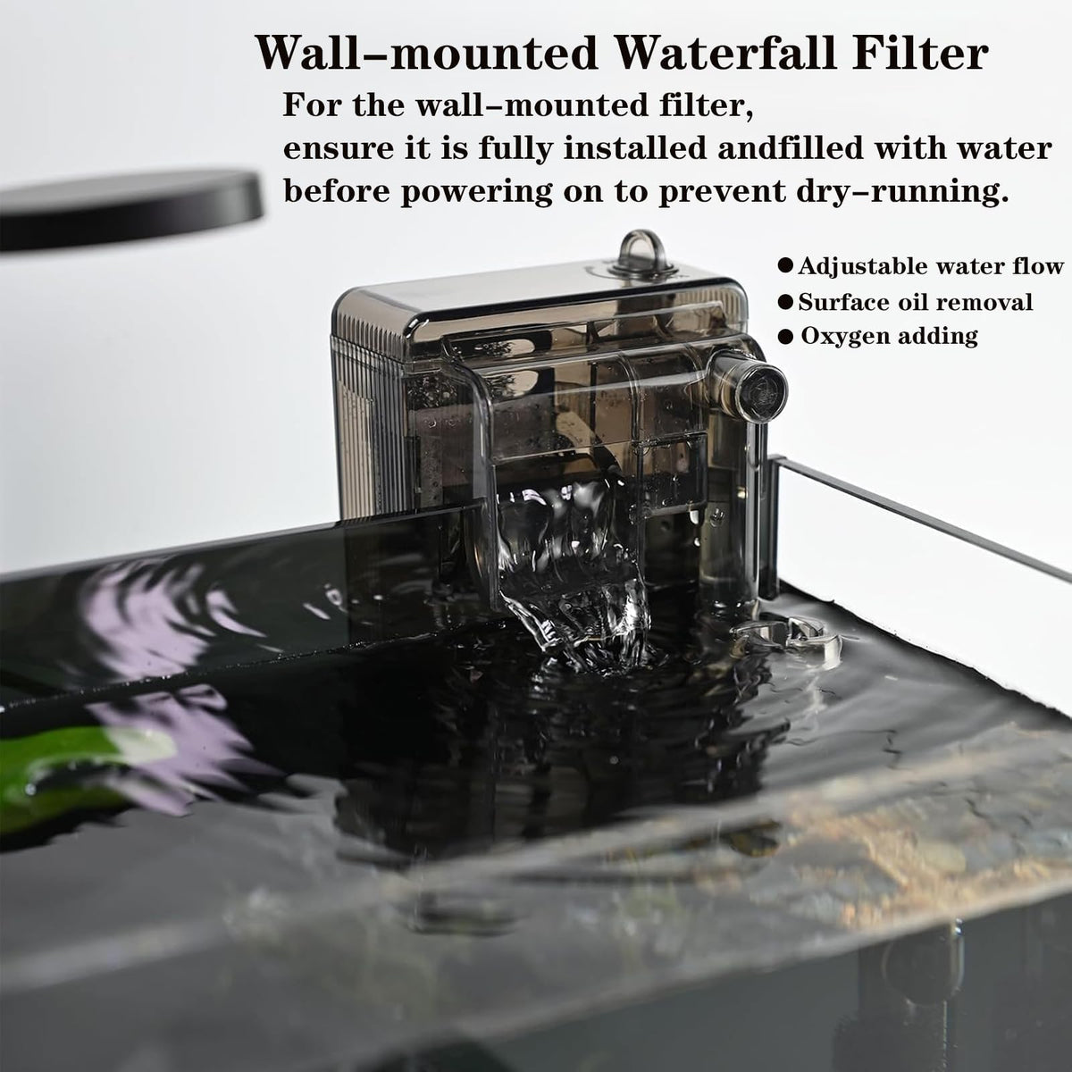 2.8 Gallon Aquarium Starter Kit with LED and Filter Pump H4411