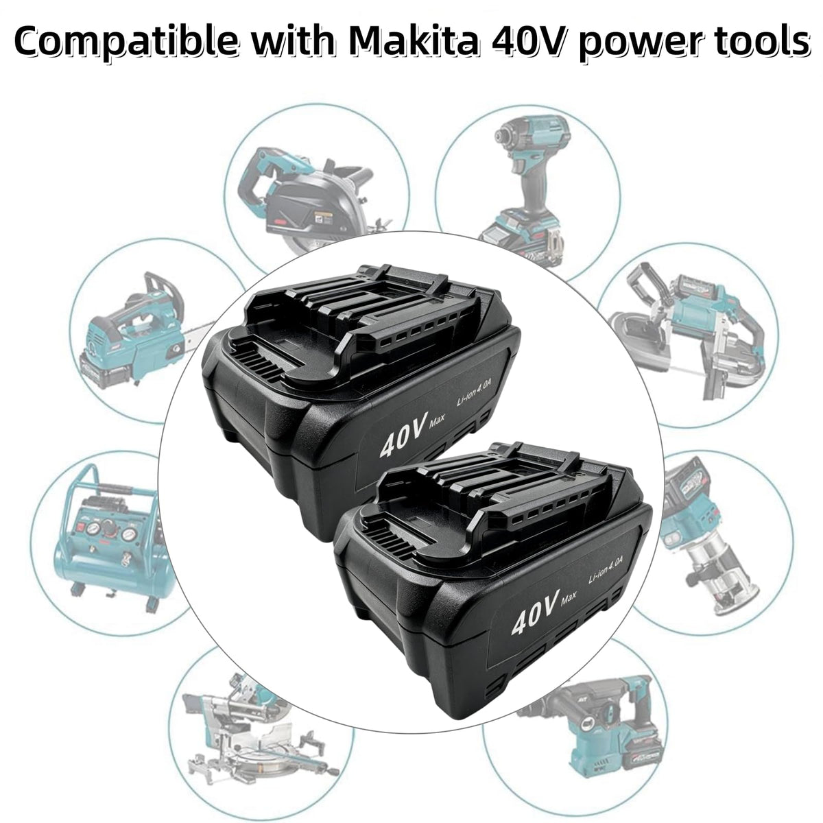 40V 4.0Ah Battery 2 Pack T640