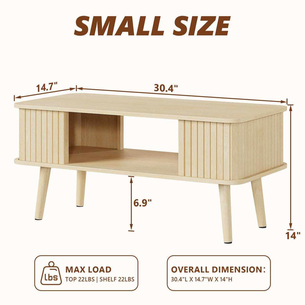Coffee Table with Storage A71746