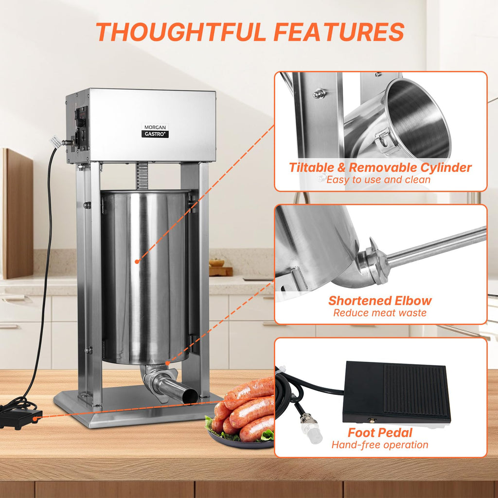 15L Stainless Steel Electric Sausage Stuffer Q303288