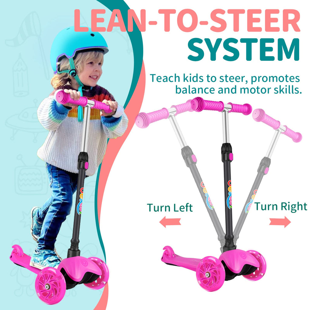 3 Wheel Kids Scooter with Light up Wheels X96078