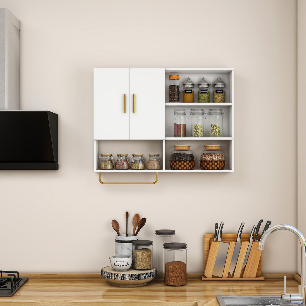 Wood Wall Mounted Bathroom Cabinet P2223